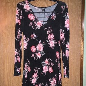 Black Floral Dress